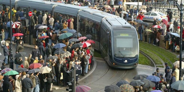 Image du tram à Bordeaux