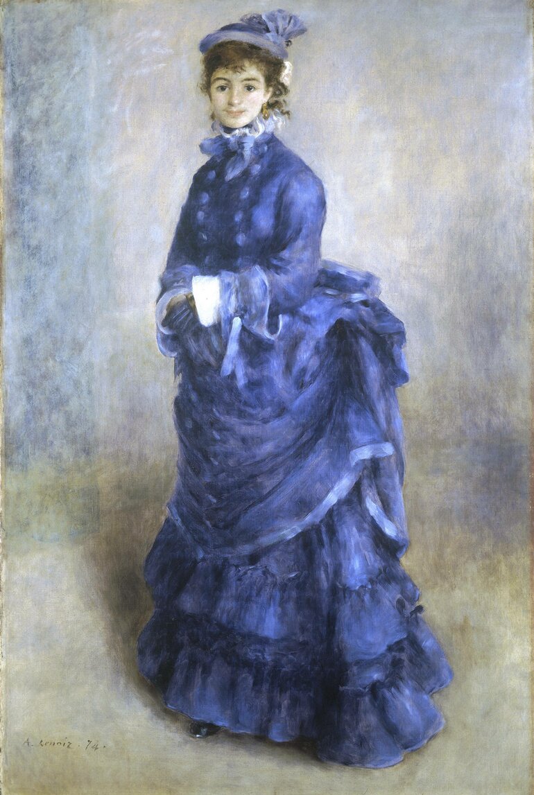 "La Parisienne", Auguste Renoir, 1874.