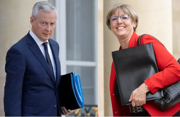 Bruno Le Maire et Sylvie Retailleau, tous deux ministres du gouvernement d'Elisabeth Borne