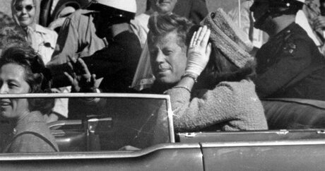 JFK et sa femme 