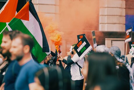 Manifestation contre les bombardements sur Gaza