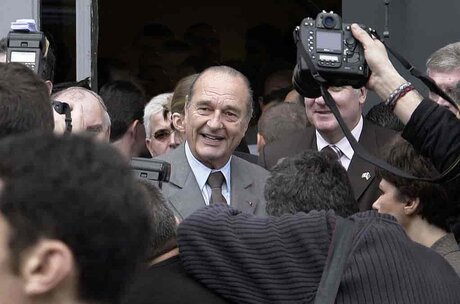 Chirac bain de foule