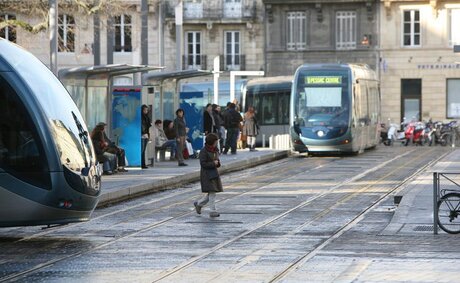 Image du tramway à Bordeaux 